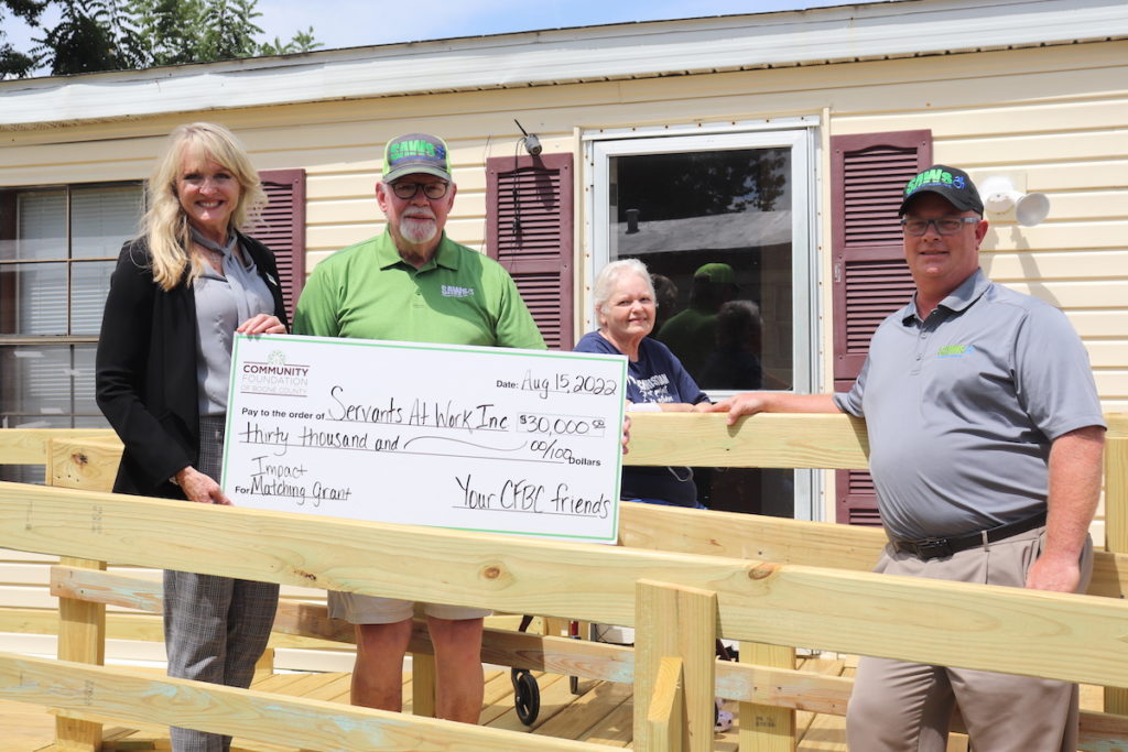 SAWs Receives Grant from Community Foundation of Boone County