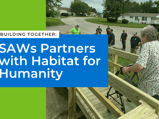 SAWs Partners with Habitat for Humanity of Johnson County